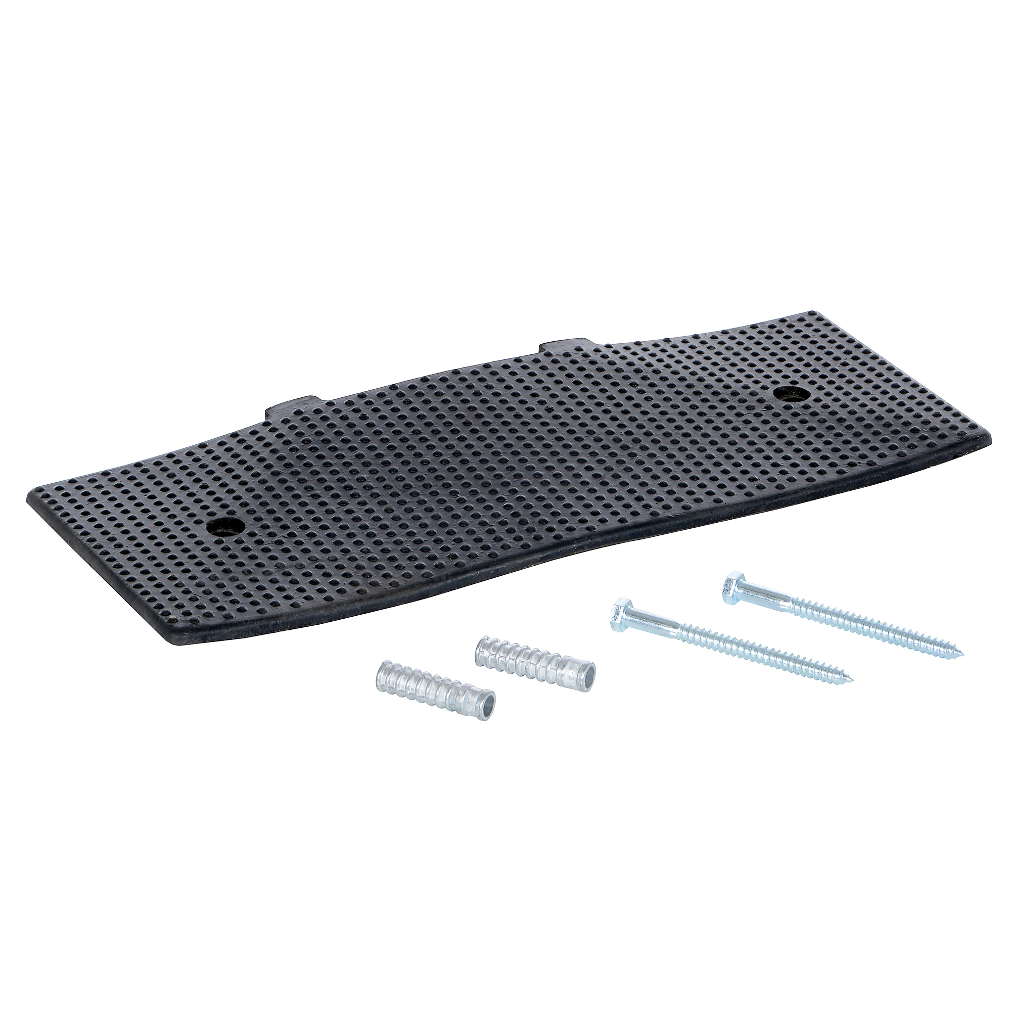 Vestil Rubber Male End Cap Concrete Hardware 9-15/32 In. x 23-1/2 In. x 1-5/8 In. 40000 Lb. Capacity Black